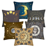 Housses de coussin Astro Soleil et Lune